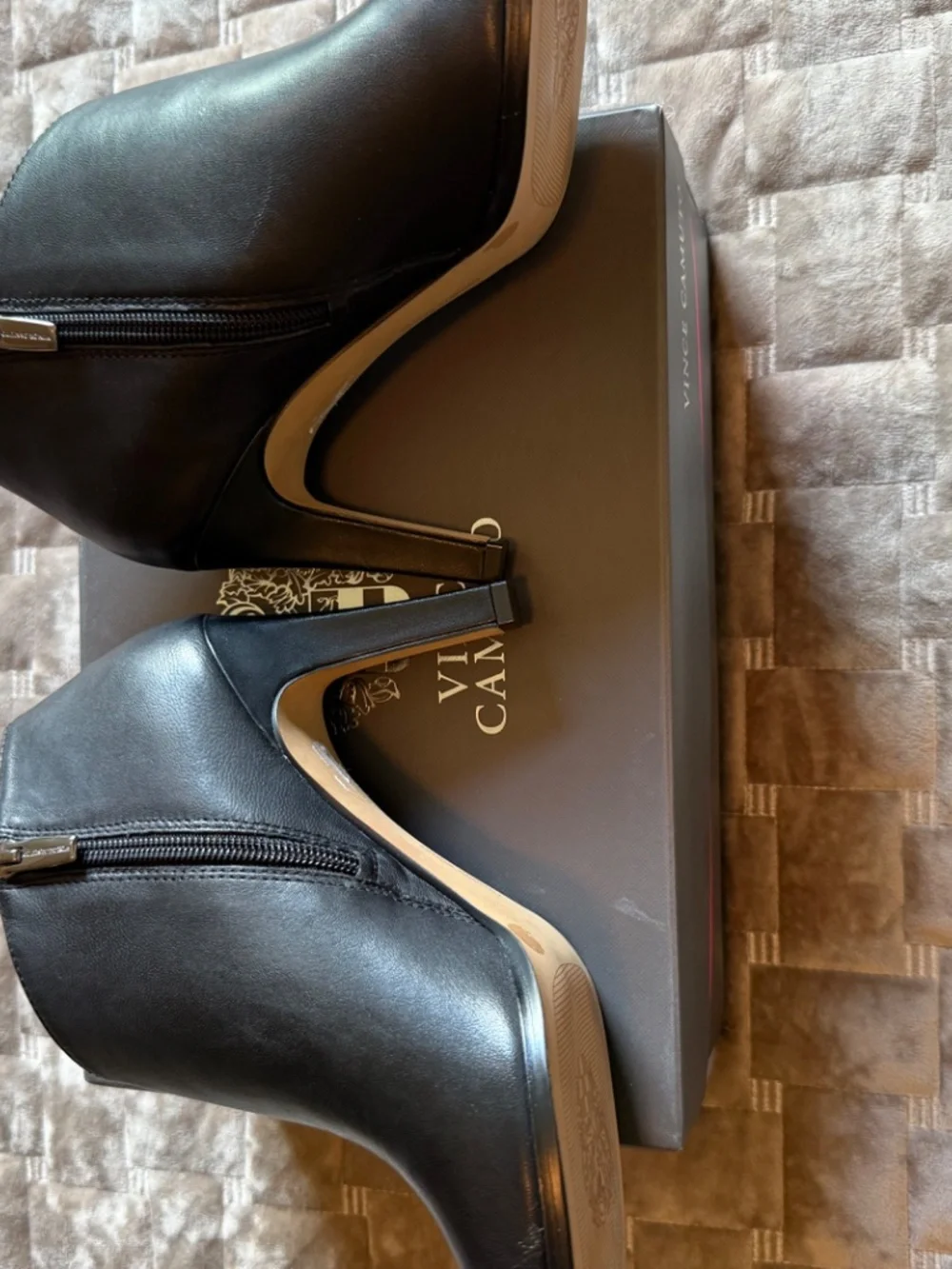 Vince Camuto Namdy Open Toe Bootie
